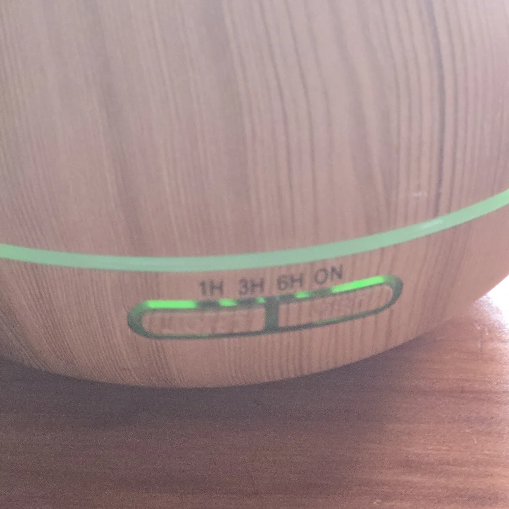 400ml Diffuser Ultrasonic Diffuser Cool Mist Humidifier with 4 Timers 7 Colors